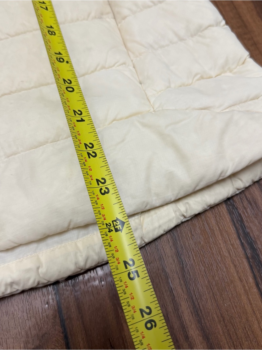 Patagonia Down Puffer Vest Cream Quilted Insulated Jacket Womens Medium - Picture 11 of 14